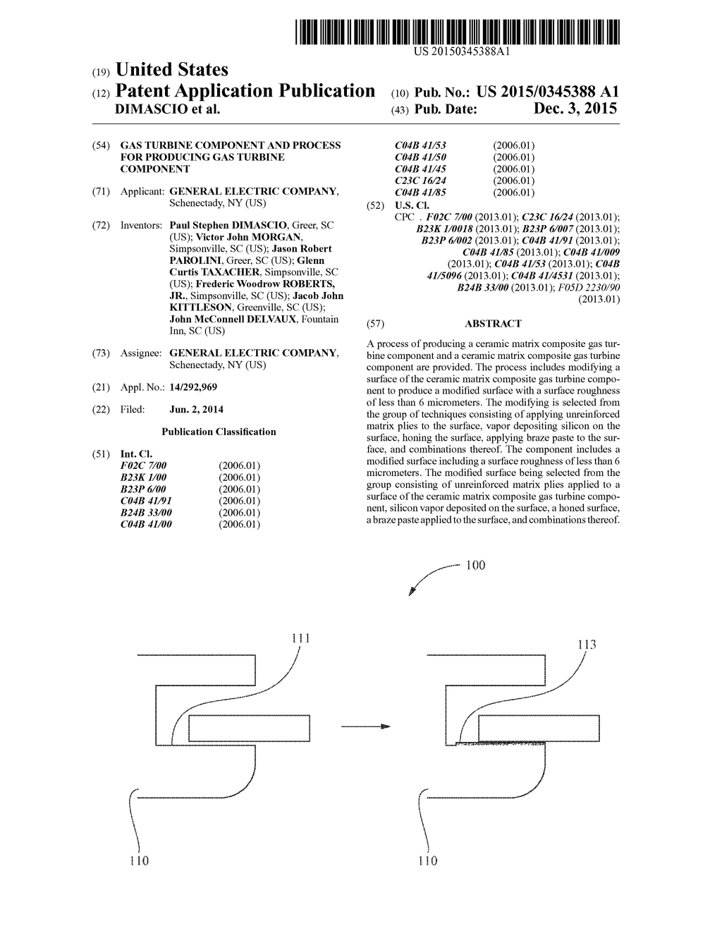 GAS TURBINE COMPONENT AND PROCESS FOR PRODUCING GAS TURBINE COMPONENT - diagram, schematic, and image 01