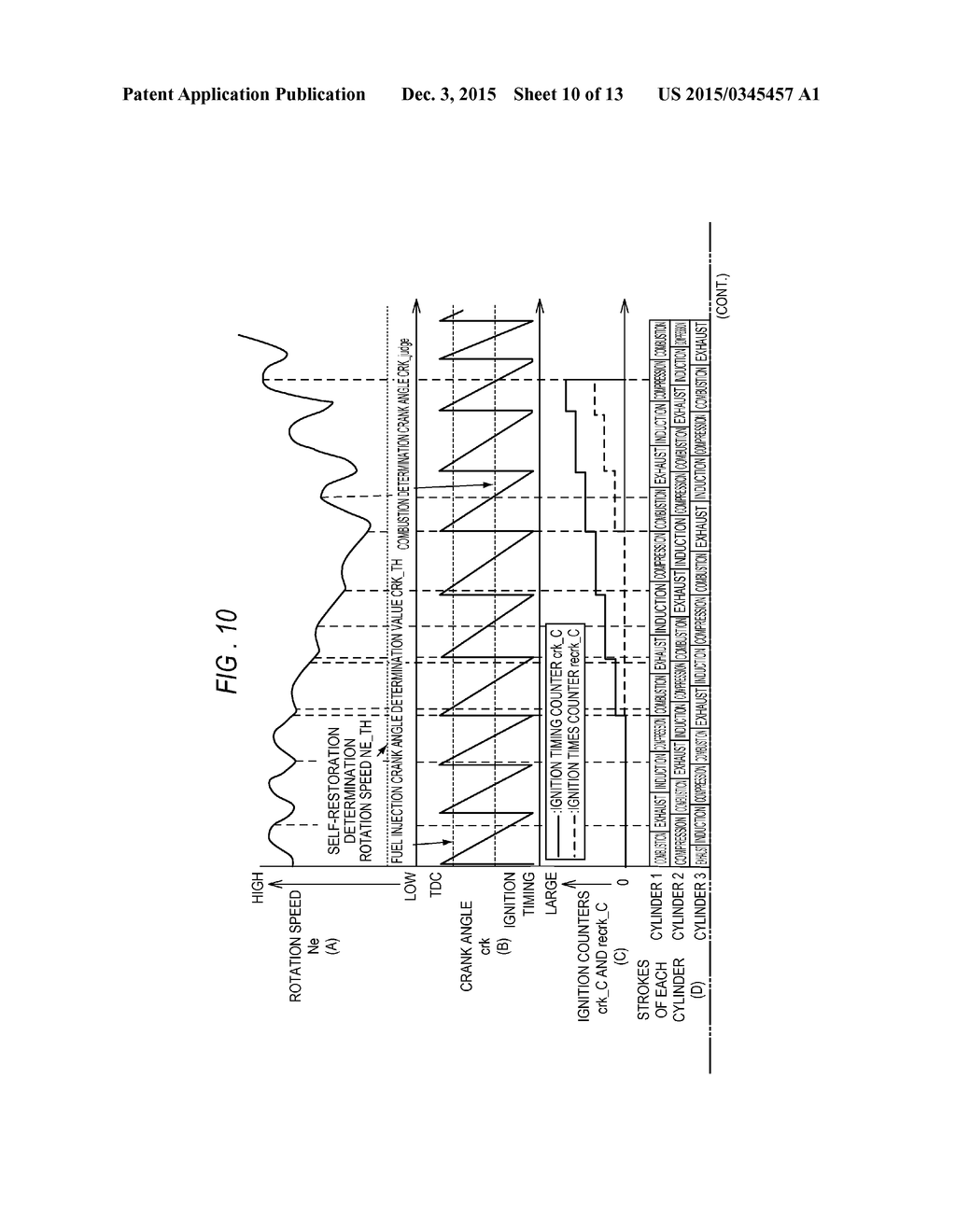 AUTOMATIC STOPPING AND RESTARTING DEVICE OF INTERNAL COMBUSTION ENGINE - diagram, schematic, and image 11