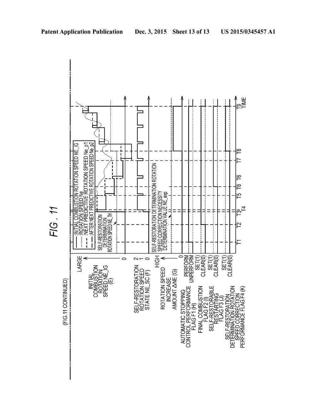 AUTOMATIC STOPPING AND RESTARTING DEVICE OF INTERNAL COMBUSTION ENGINE - diagram, schematic, and image 14