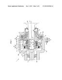 DRIVING FORCE TRANSMISSION DEVICE diagram and image