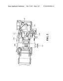 AUTOMATIC TRANSMISSION LEVER ASSEMBLY HAVING SHIFT-LOCK CAM USING     ELECTROMAGNET diagram and image