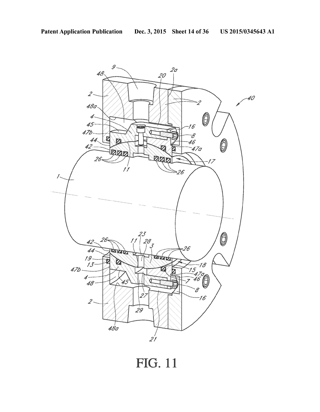 Shaft Seal Assembly - diagram, schematic, and image 15