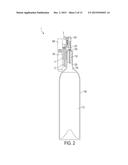 METHOD AND APPARATUS FOR BEVERAGE EXTRACTION WITH IMPROVED GAS CYLINDER     ACCESS diagram and image