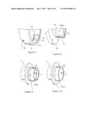 RELEASABLE CONDUIT CONNECTION DEVICE AND PIPELINE PROVIDED WITH SUCH A     DEVICE diagram and image