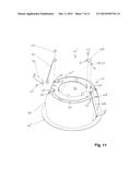 Tab Locked Reflector Assembly System Providing Various Sized Upper     Orifices diagram and image