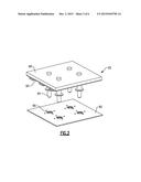 ATTACHMENT OF CERAMIC MATRIX COMPOSITE PANEL TO LINER diagram and image