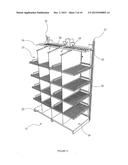 LOCKER ASSEMBLY AND ASSOCIATED INSERT ASSEMBLY FOR A CABINET diagram and image