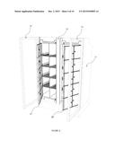 LOCKER ASSEMBLY AND ASSOCIATED INSERT ASSEMBLY FOR A CABINET diagram and image