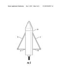 Rear Deploying Broadhead Hunting Arrow diagram and image