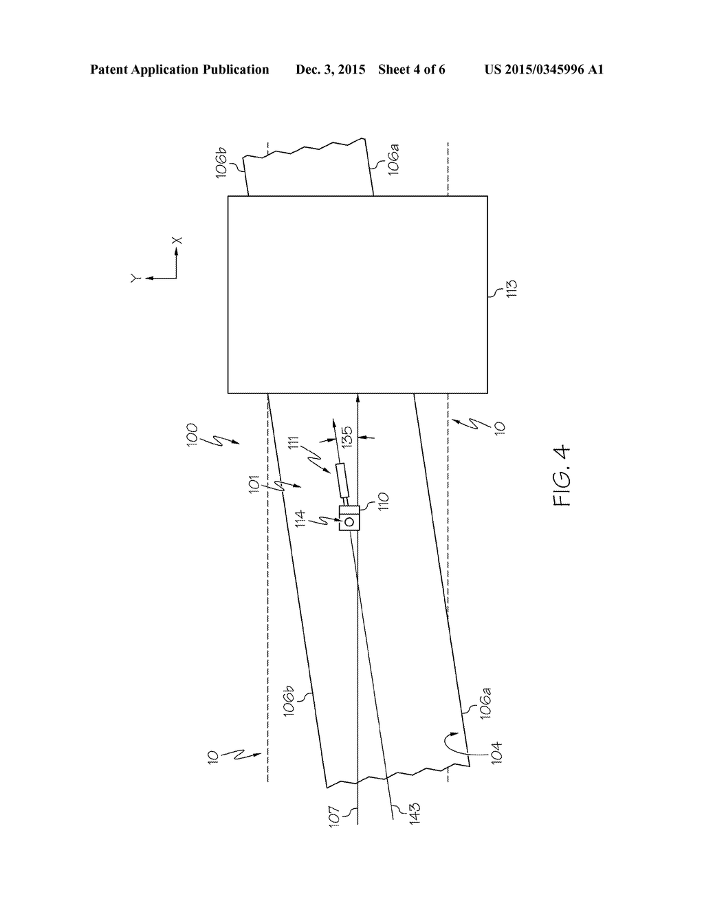 APPARATUSES AND METHODS FOR MEASURING AN ANGLE BETWEEN A WEB OF MATERIAL     AND A CONVEYANCE DIRECTION - diagram, schematic, and image 05