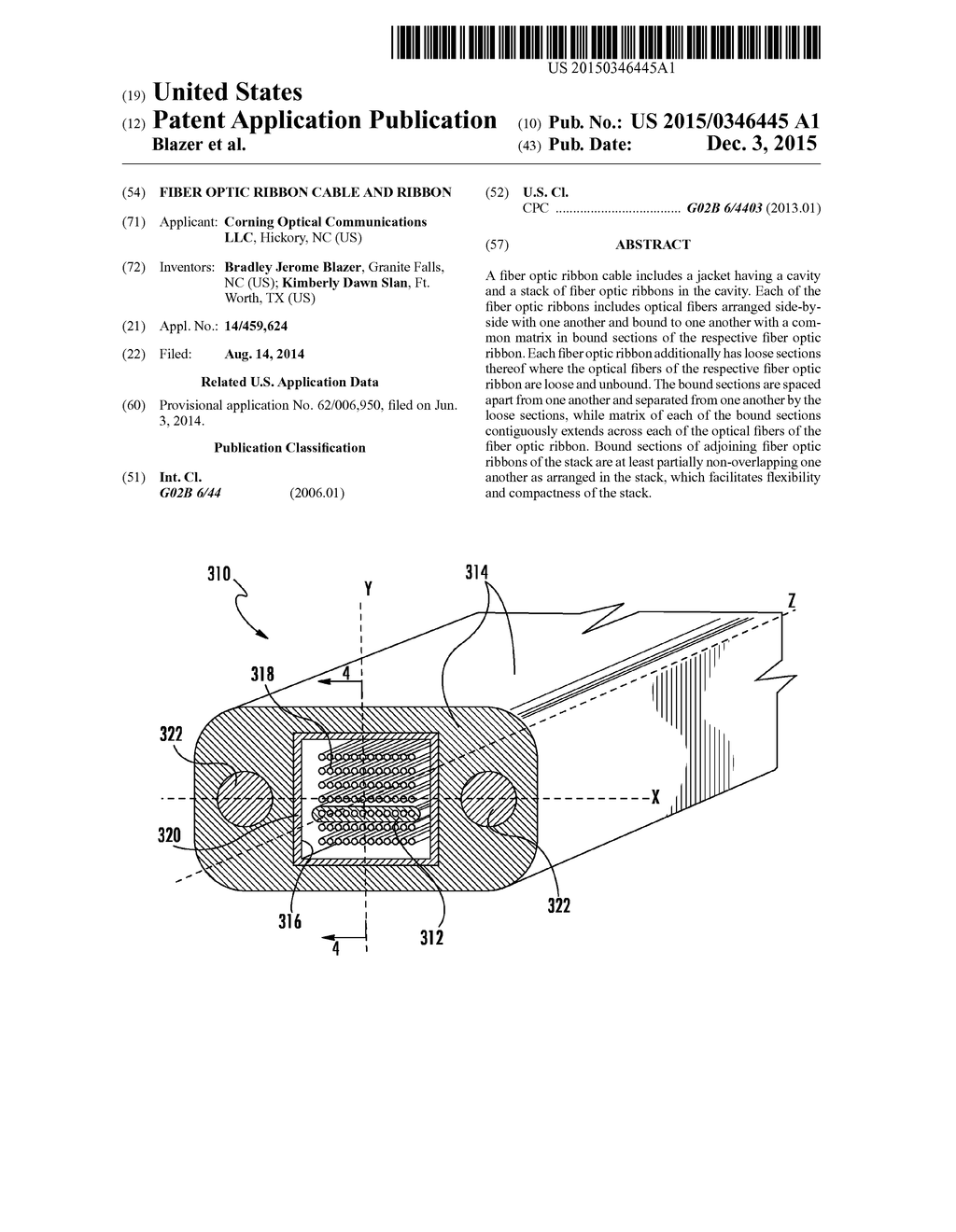 FIBER OPTIC RIBBON CABLE AND RIBBON - diagram, schematic, and image 01