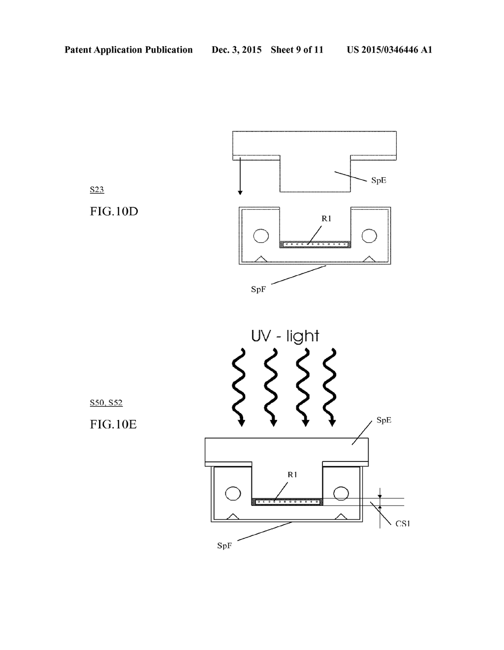 METHOD AND SPACER FOR ASSEMBLING FLEXIBLE OPTICAL WAVEGUIDE RIBBONS, AND     ASSEMBLED STACK OF SUCH RIBBONS - diagram, schematic, and image 10