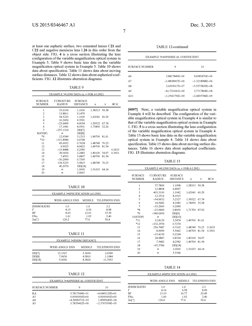 VARIABLE MAGNIFICATION OPTICAL SYSTEM AND IMAGING APPARATUS - diagram, schematic, and image 26