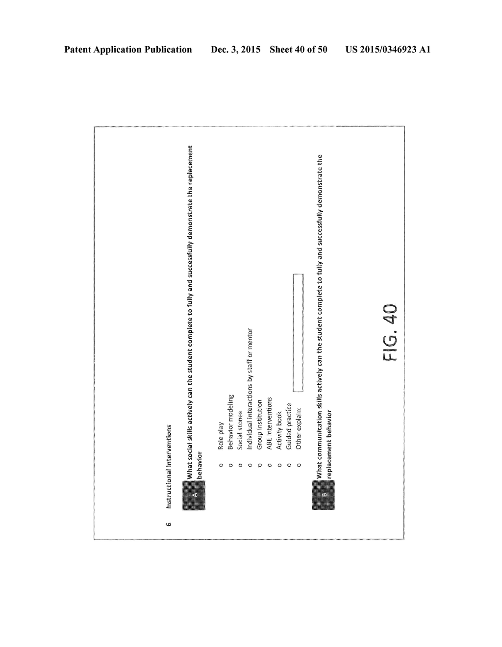 System & Method of Providing & Reporting a Real-Time Functional Behavior     Assessment - diagram, schematic, and image 41