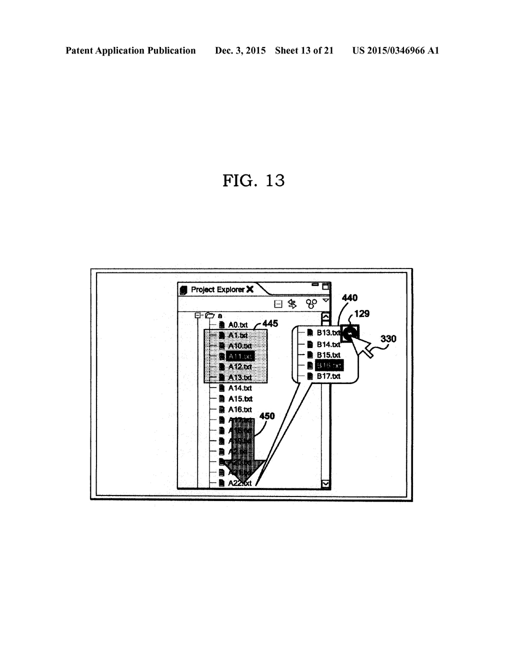 INFORMATION PROCESSING APPARATUS, DISPLAY PROCESSING METHOD, PROGRAM, AND     RECORDING MEDIUM TO DISPLAY PRESENCE OF OFF-SCREEN OBJECTS USING     SUB-WINDOW - diagram, schematic, and image 14