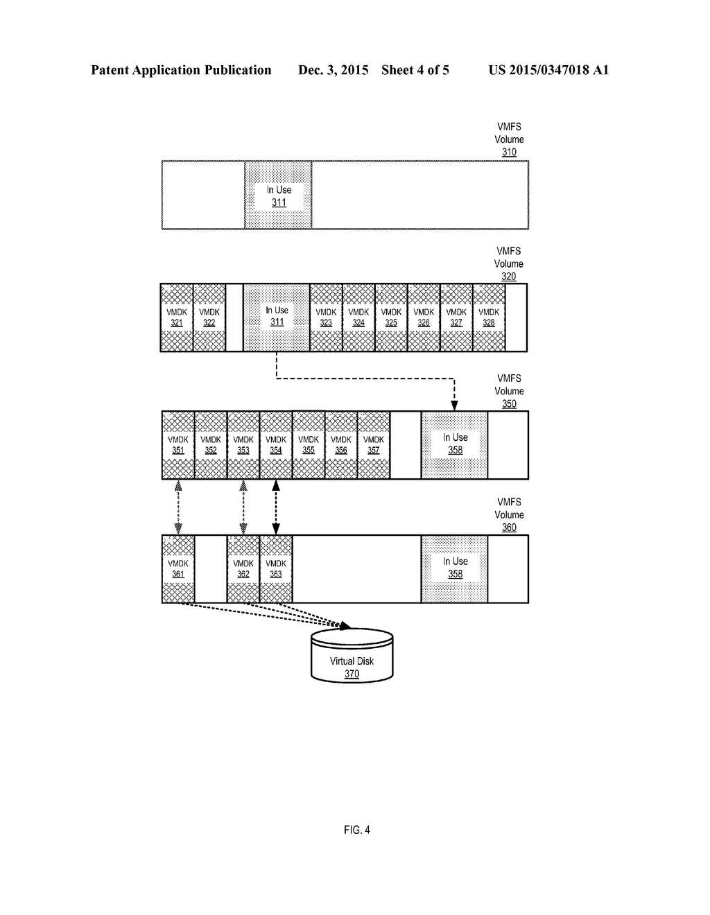 CUSTOMIZABLE VIRTUAL DISK ALLOCATION FOR BIG DATA WORKLOAD - diagram, schematic, and image 05