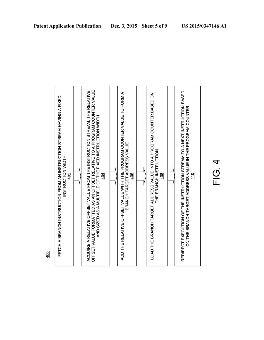 RELATIVE OFFSET BRANCHING IN A FIXED-WIDTH REDUCED INSTRUCTION SET     COMPUTING ARCHITECTURE - diagram, schematic, and image 06