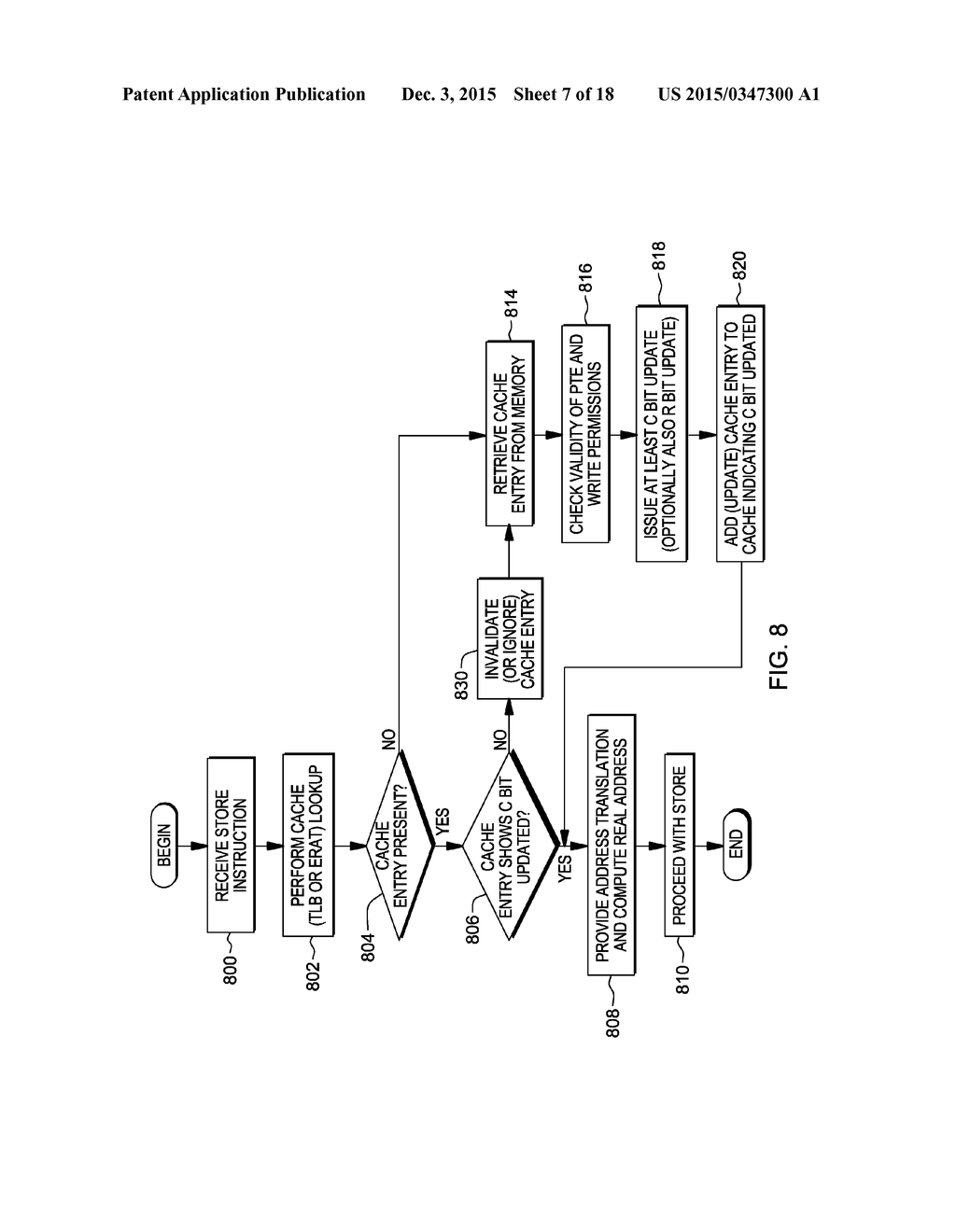 SYNCHRONIZING UPDATES OF PAGE TABLE STATUS INDICATORS IN A MULTIPROCESSING     ENVIRONMENT - diagram, schematic, and image 08