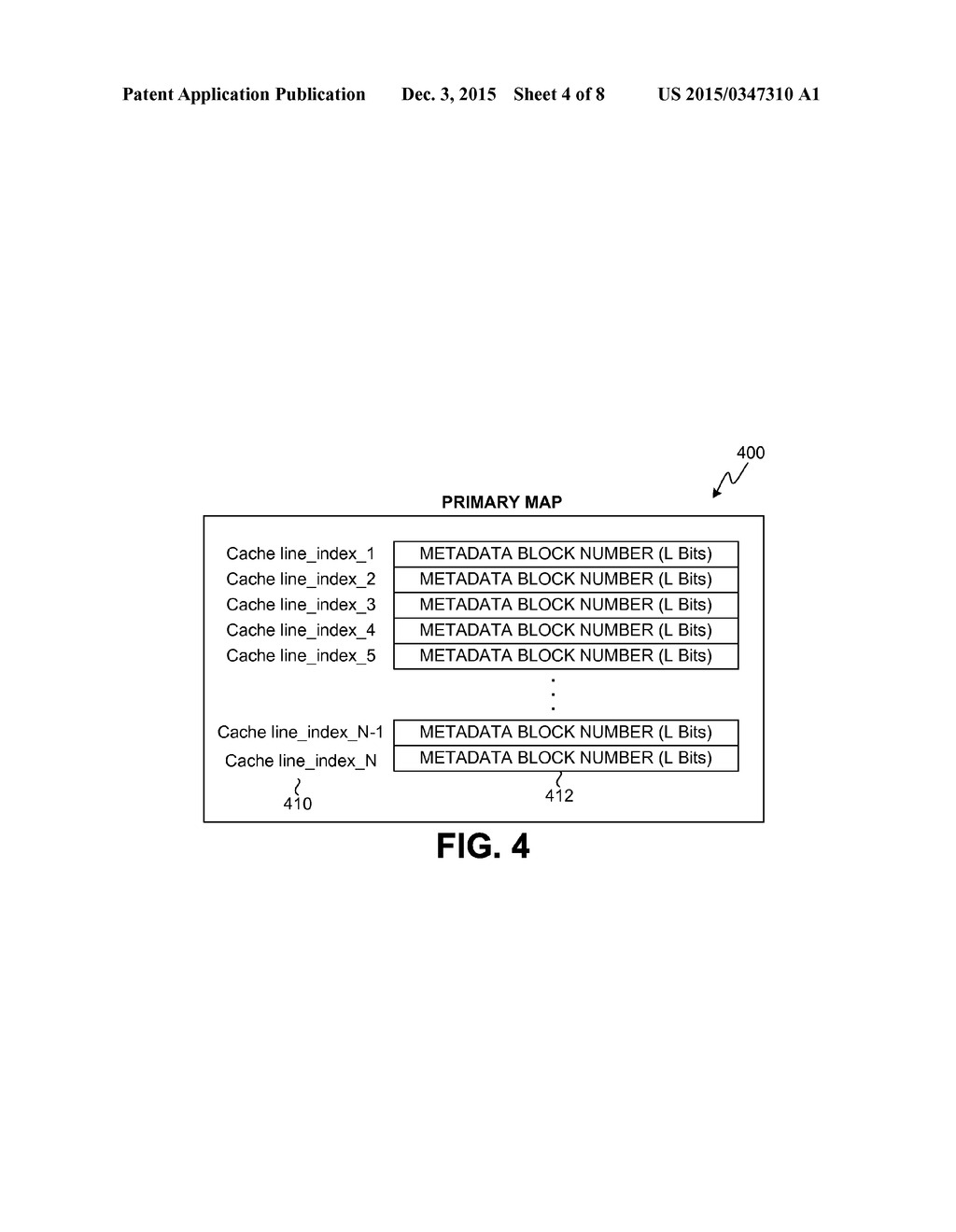 Storage Controller and Method for Managing Metadata in a Cache Store - diagram, schematic, and image 05