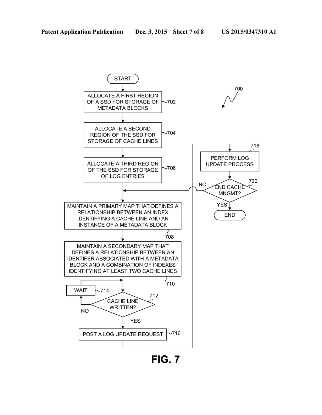 Storage Controller and Method for Managing Metadata in a Cache Store - diagram, schematic, and image 08