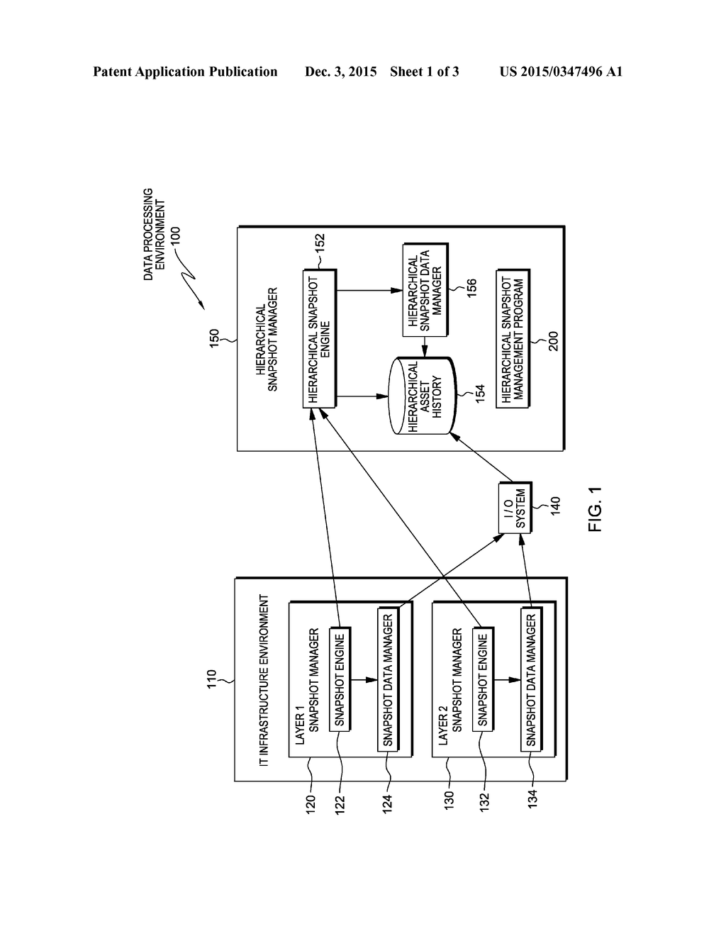 SNAPSHOT MANAGEMENT IN HIERARCHICAL STORAGE INFRASTRUCTURE - diagram, schematic, and image 02