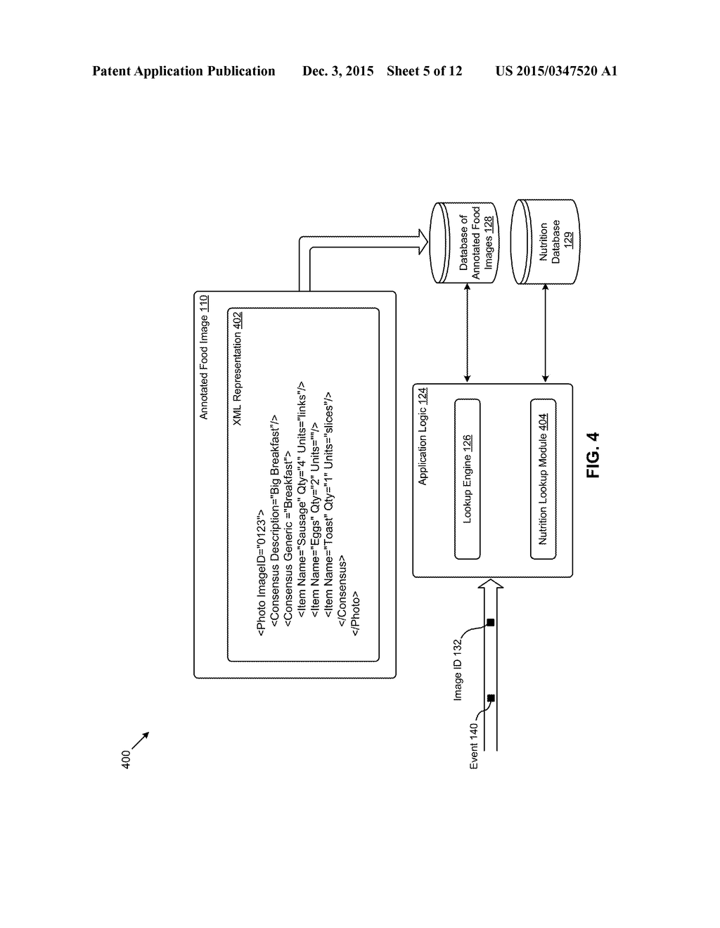 USING CROWDSOURCING CONSENSUS TO DETERMINE NUTRITIONAL CONTENT OF FOODS     DEPICTED IN AN IMAGE - diagram, schematic, and image 06