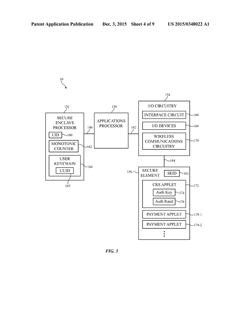 Apparatuses and Methods for Using a Random Authorization Number to Provide     Enhanced Security for a Secure Element - diagram, schematic, and image 05