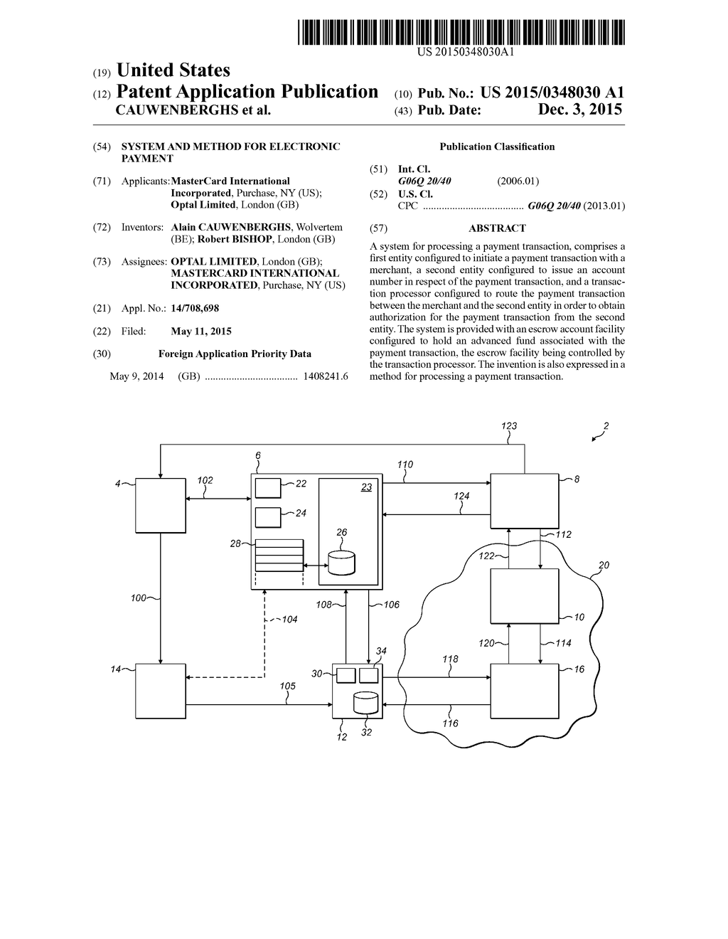 SYSTEM AND METHOD FOR ELECTRONIC PAYMENT - diagram, schematic, and image 01