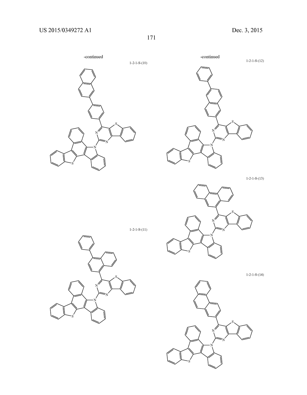 COMPOUND FOR ORGANIC ELECTRIC ELEMENT, ORGANIC ELECTRIC ELEMENT COMPRISING     THE SAME AND ELECTRONIC DEVICE THEREOF - diagram, schematic, and image 173