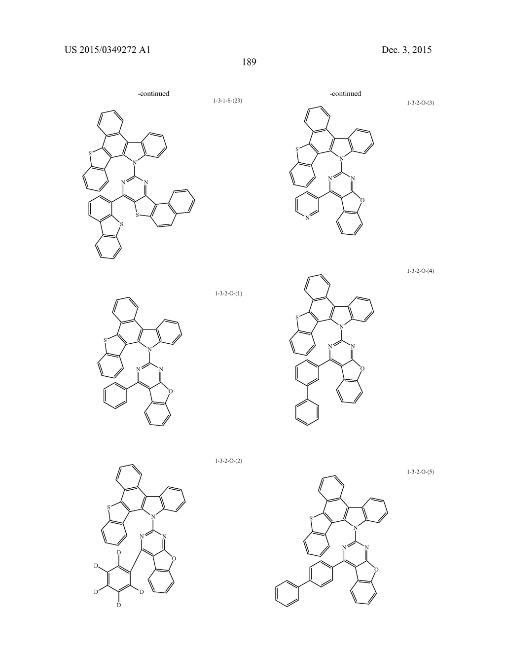 COMPOUND FOR ORGANIC ELECTRIC ELEMENT, ORGANIC ELECTRIC ELEMENT COMPRISING     THE SAME AND ELECTRONIC DEVICE THEREOF - diagram, schematic, and image 191