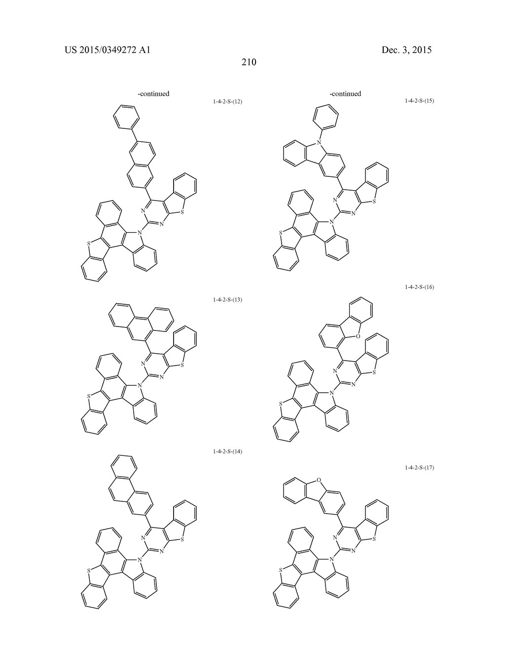 COMPOUND FOR ORGANIC ELECTRIC ELEMENT, ORGANIC ELECTRIC ELEMENT COMPRISING     THE SAME AND ELECTRONIC DEVICE THEREOF - diagram, schematic, and image 212