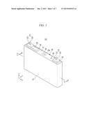 RECHARGEABLE BATTERY HAVING A PLATE TERMINAL diagram and image