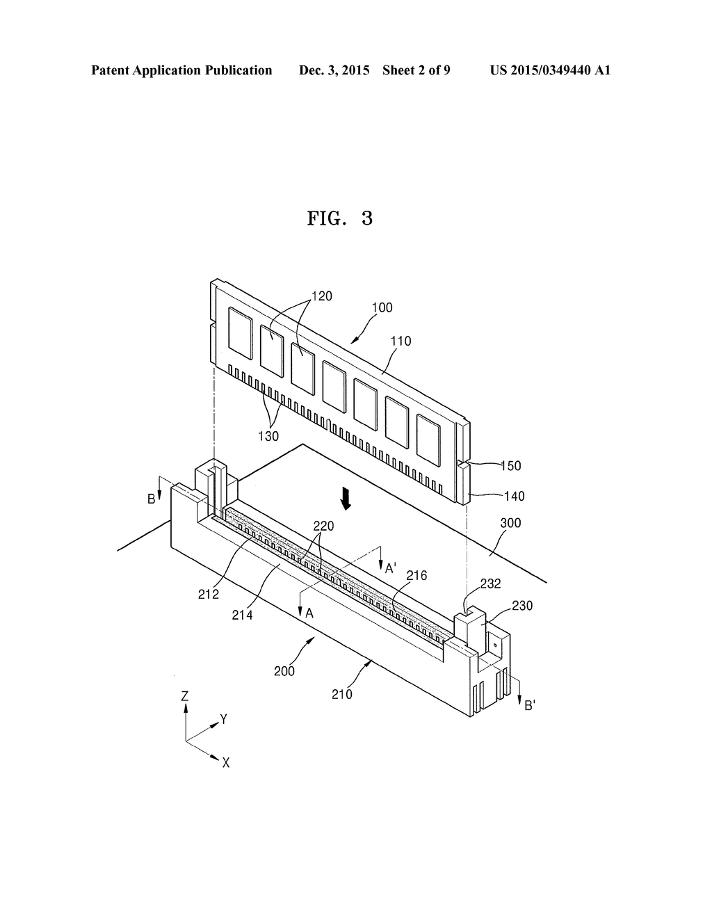 SEMICONDUCTOR MODULE SOCKET AND CONNECTION STRUCTURE OF THE SAME - diagram, schematic, and image 03