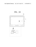 METHOD FOR EXECUTING USER COMMAND ACCORDING TO SPATIAL MOVEMENT OF USER     INPUT DEVICE AND IMAGE APPARATUS THEREOF diagram and image