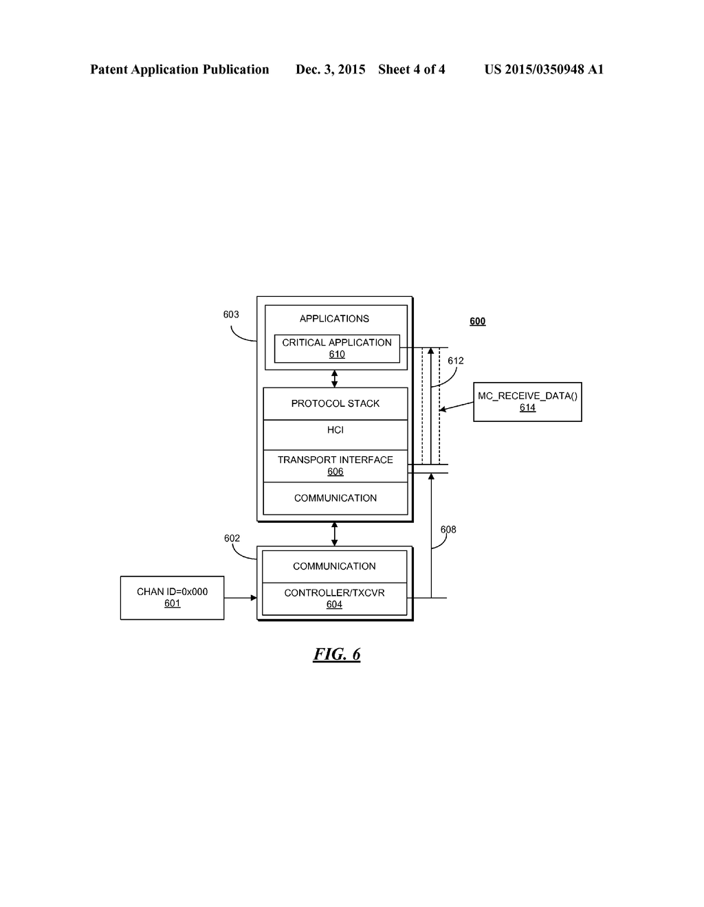 METHOD AND APPARATUS FOR ENSURING TRANSMISSION OF CRITICAL DATA THROUGH A     WIRELESS ADAPTER - diagram, schematic, and image 05