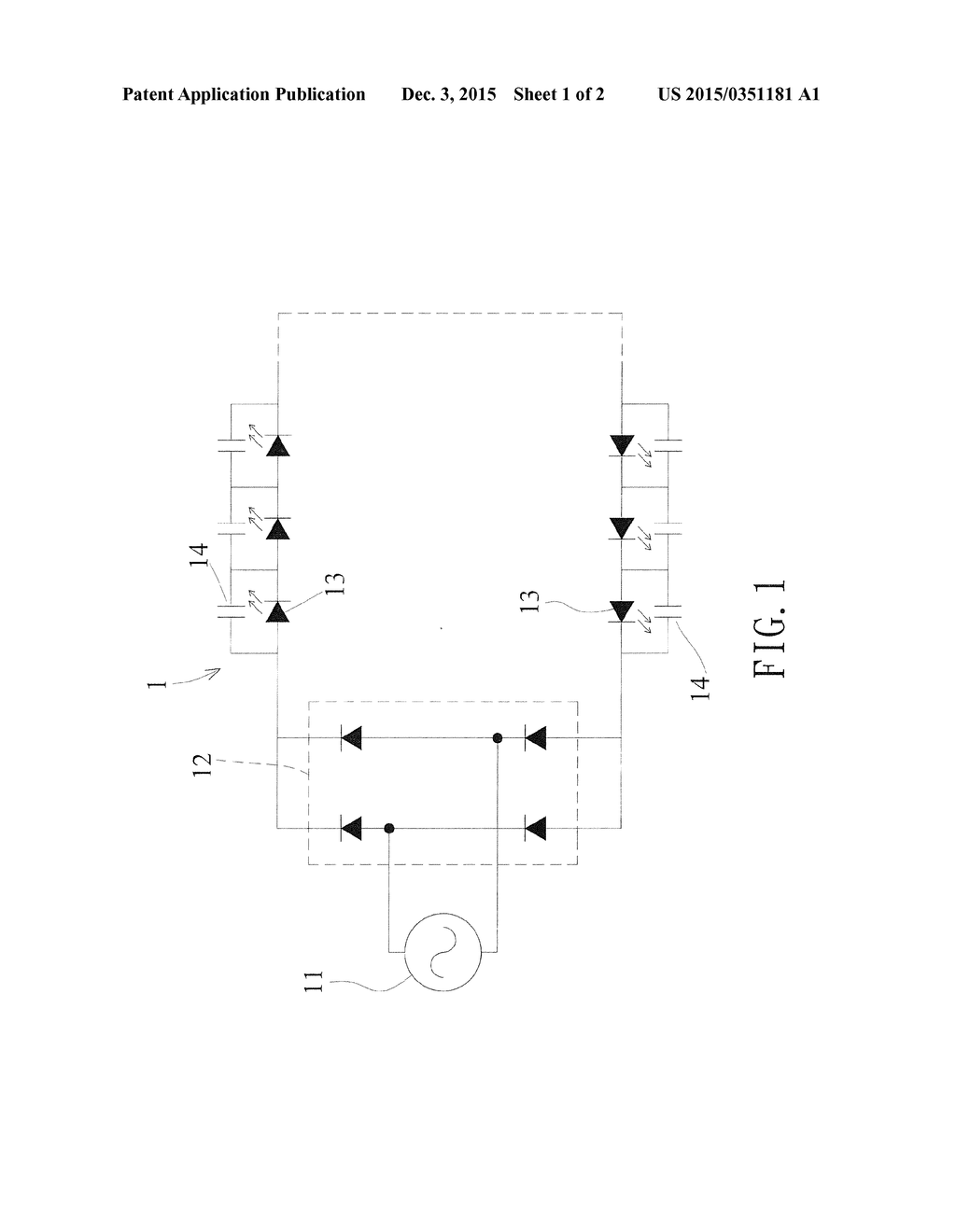 DRIVE CIRCUIT DEVICE FOR FLICKER-FREE LED - diagram, schematic, and image 02