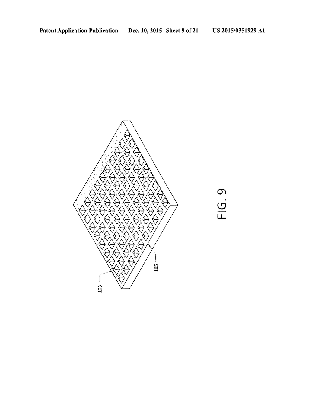 PROCESS FOR PRODUCING ROUGHENED SURFACE PATTERNS ON SURFACE OF INTERBODY     DEVICES - diagram, schematic, and image 10