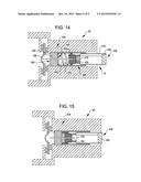 SELF-PUNCTURING LIQUID DRUG CARTRIDGES AND ASSOCIATED DISPENSER diagram and image