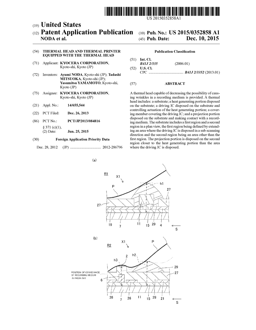 THERMAL HEAD AND THERMAL PRINTER EQUIPPED WITH THE THERMAL HEAD - diagram, schematic, and image 01