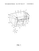 INKJET PRINTER HAVING CONSUMABLE REPLACEMENT OPENINGS diagram and image