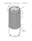 COMPRESSIBLE BAFFLE FOR A FUEL TANK diagram and image