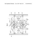 GUIDE-RAIL TRACK VEHICLE, AND METHOD FOR CHANGING DISTANCE BETWEEN     GUIDANCE WHEELS diagram and image