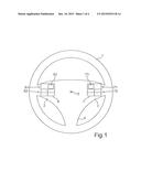 STEERING WHEEL WITH OPTICAL FINGER NAVIGATION MODULE diagram and image