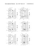 FLOOR MADE FROM PLASTIC MATERIAL FOR A MOTOR VEHICLE WITH METAL FITTTING     INSERTS diagram and image