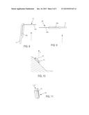 FLOOR MADE FROM PLASTIC MATERIAL FOR A MOTOR VEHICLE WITH METAL FITTTING     INSERTS diagram and image