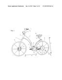 VERTICALLY FOLDING BICYCLE WITH LOCKING MECHANISM diagram and image