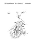 VERTICALLY FOLDING BICYCLE WITH LOCKING MECHANISM diagram and image