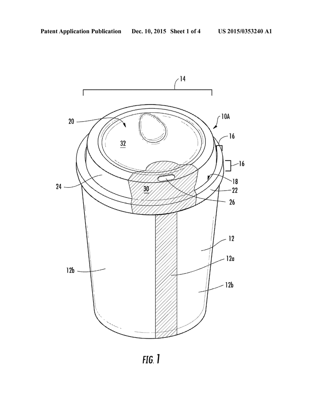 BEVERAGE CUP LID - diagram, schematic, and image 02