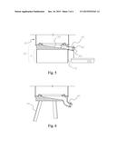 DISPENSING PAINT CAN LID AND STAND COMBINATION diagram and image