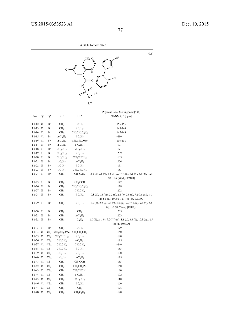 N-Thio-anthranilamid compounds and their use as pesticides - diagram, schematic, and image 78